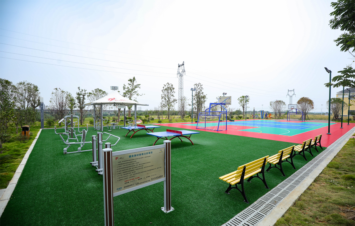 枝江市烟墩包村文体广场 湖北